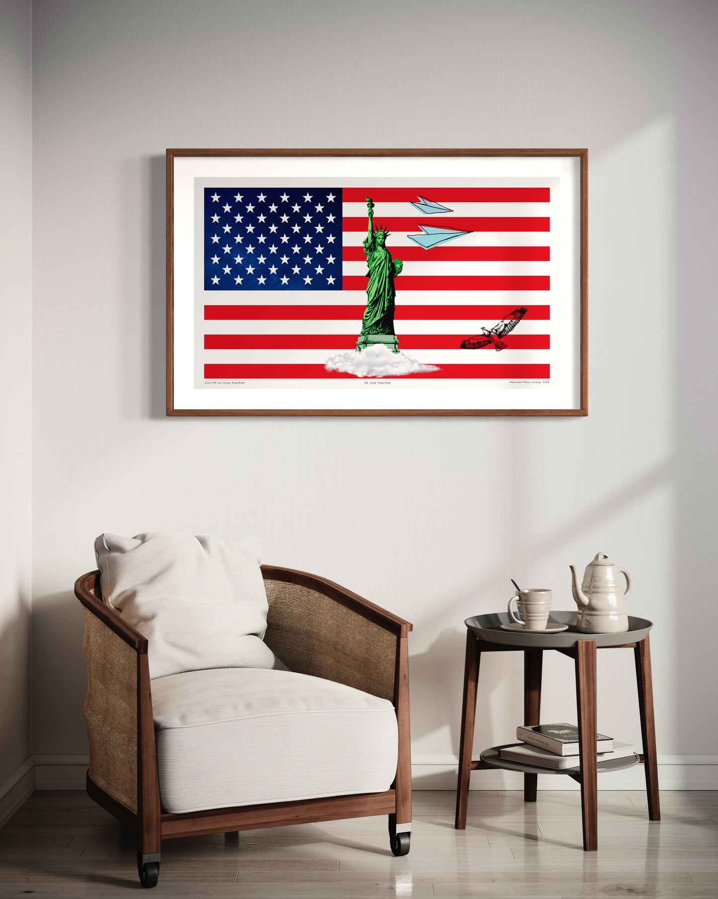“American Flag Collage” By VIII Art Co.