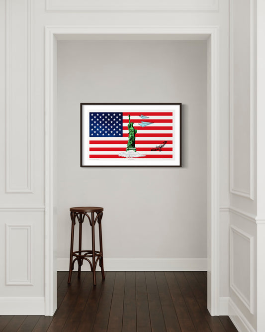 “American Flag Collage” By VIII Art Co.